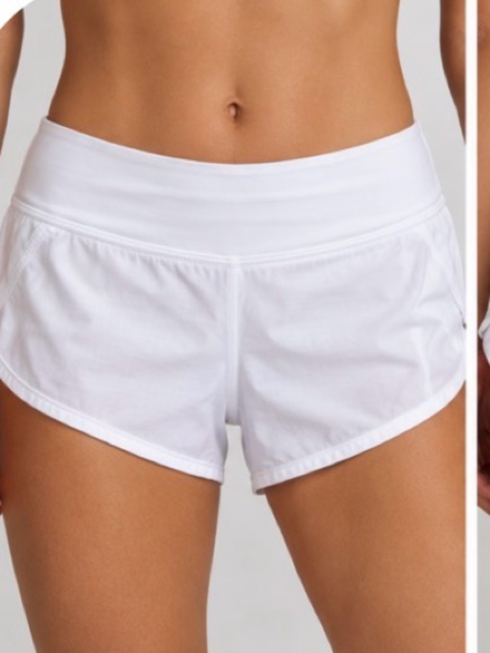 lululemon athletica Women's White Athletic shorts nwot